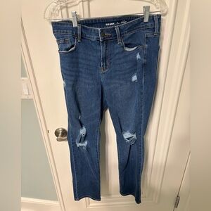 Old Navy Power Slim Straight Leg Jean 8 Petite